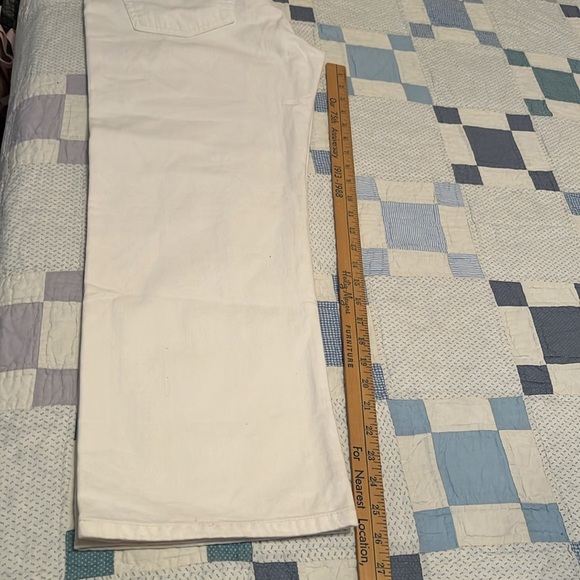 Lucky White Denim Jeans Made in USA - Picture 6 of 13